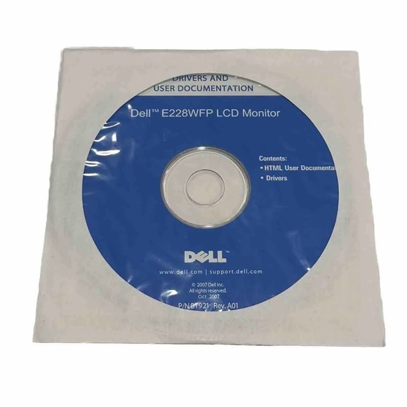 Dell E228WFP LCD Monitor Drivers and User Documentation CD-ROM - Picture 3 of 3